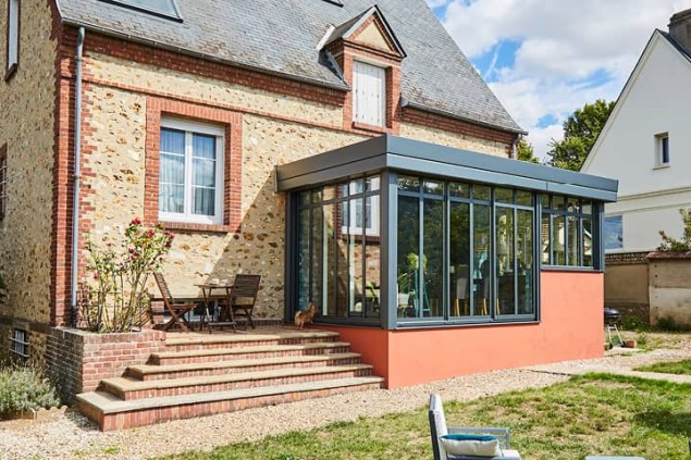 veranda epure anthracite moderne