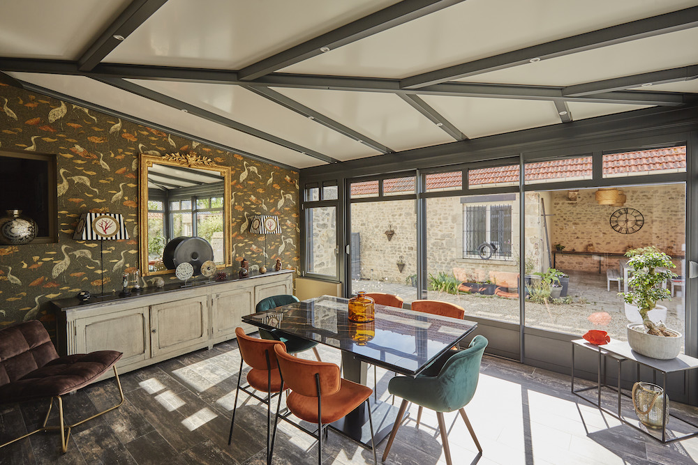 Décoration véranda classique