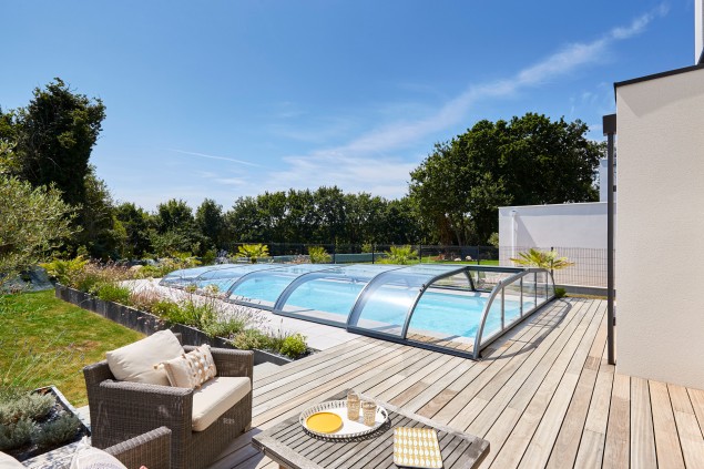 abri piscine elliptik bas
