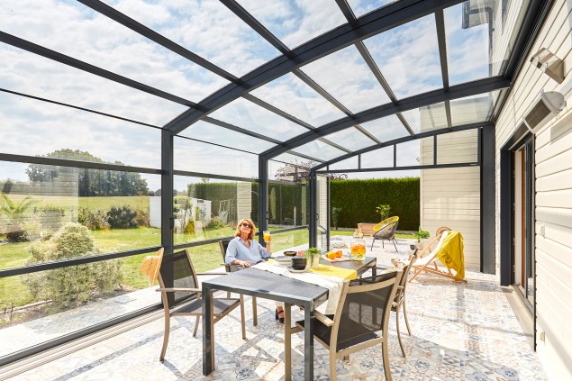 abri de terrasse télescopique