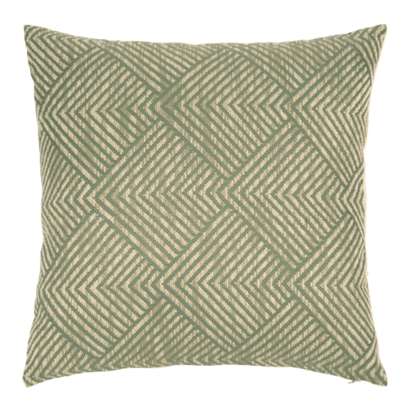 Coussin à motifs graphiques verts, Maison du Monde
