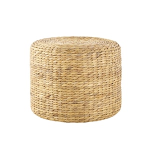 Pouf en jonc de mer tressé, Maisons du Monde
