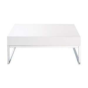 Table basse blanc laquée, Maisons du Monde
