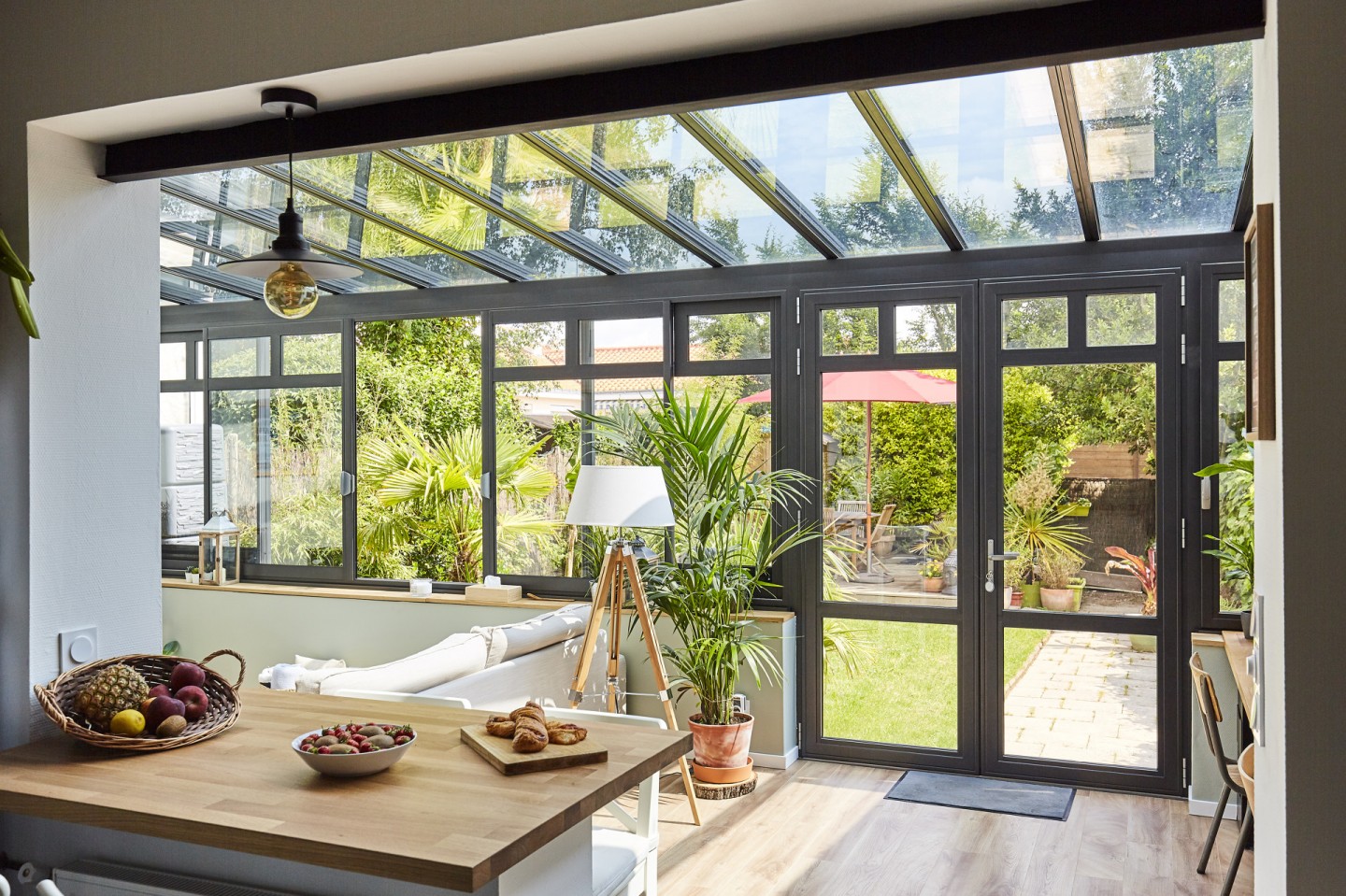 La véranda Architekt
et son style atelier
