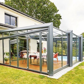Abri de piscine coulissant