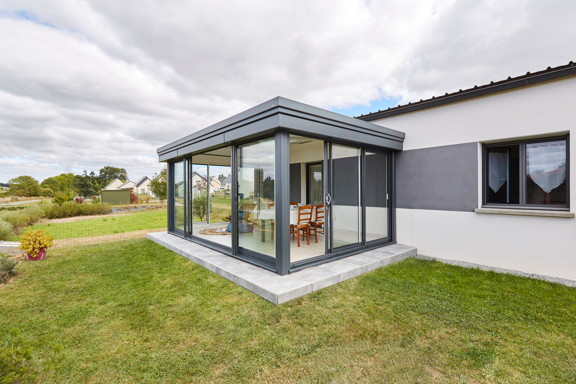 Construire une véranda sur la terrasse Gustave Rideau