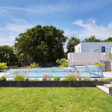Abri de piscine Elliptik Bas