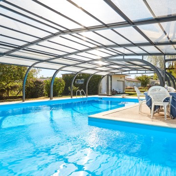 Abri de piscine aluminium