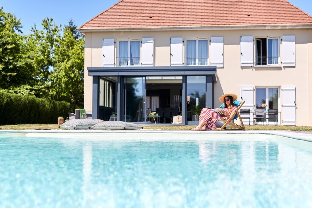 véranda bioclimatique