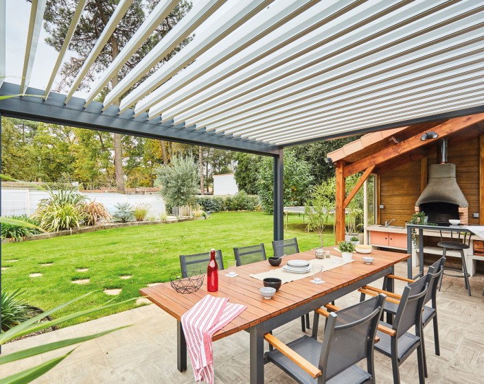 Pergola Bioclimatik à lames orientables