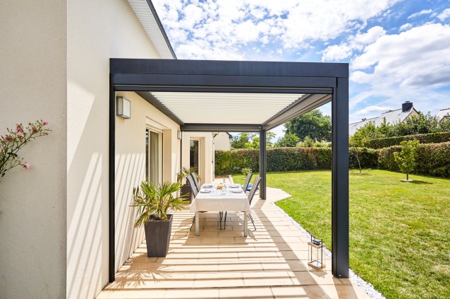 Pergola bioclimatique Gustave Rideau
