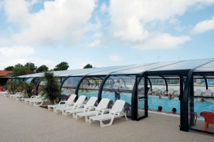 Abri de piscine Rideau - Camping Europa