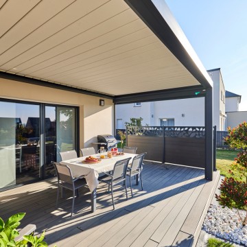 Pergola Bioclimatik à lames orientables