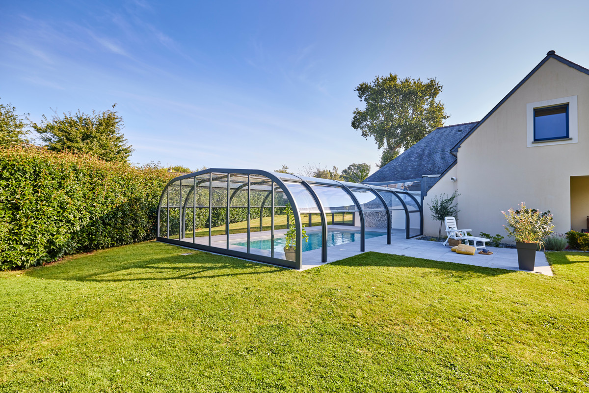 Abri de piscine Haut