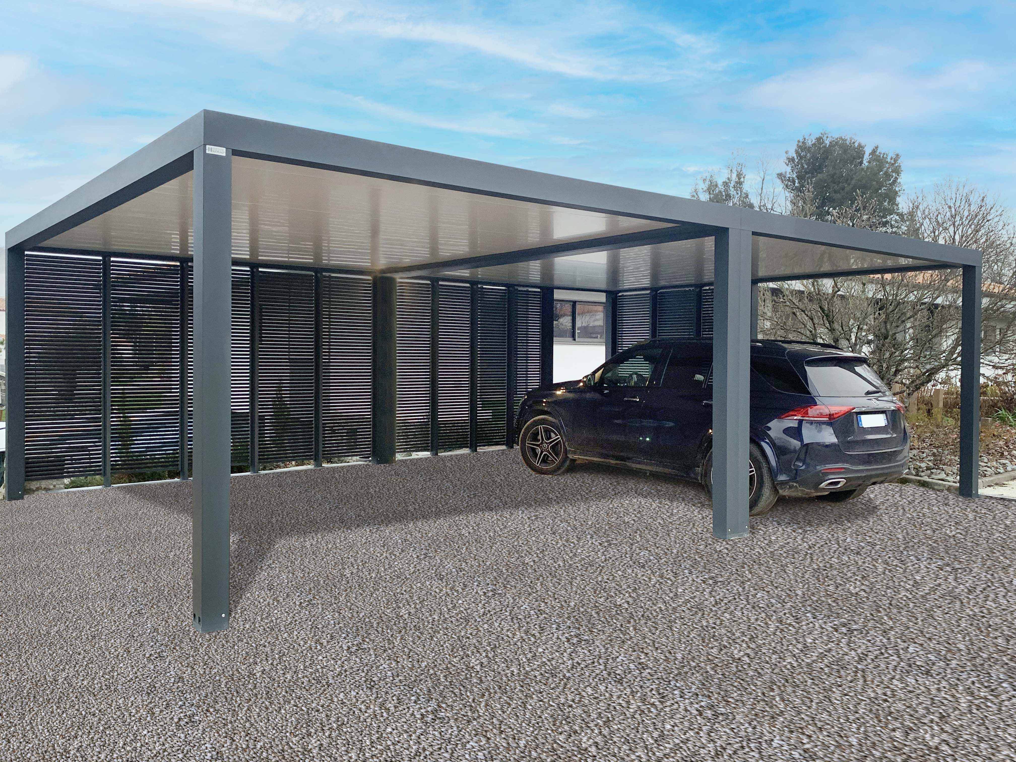 rideau pour carport