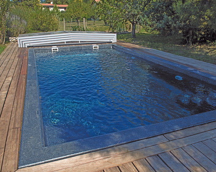 ABRI DE PISCINE TRIPTIK semi-plat