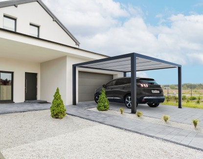 Opter pour un carport simple ou double à toit plat