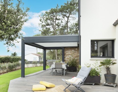La pergola 3×4 m en Aluminium