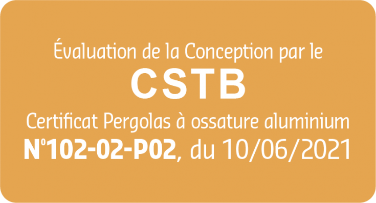 Certification CSTB Pergola

