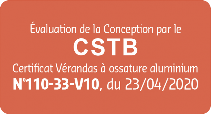 Certification CSTB Véranda
