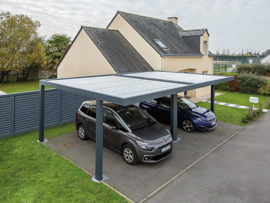 Carport 2 voitures : le carport double