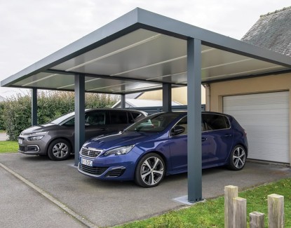 Carport 2 voitures : le carport double