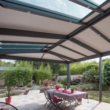 Pergola préau <br>7x4 m