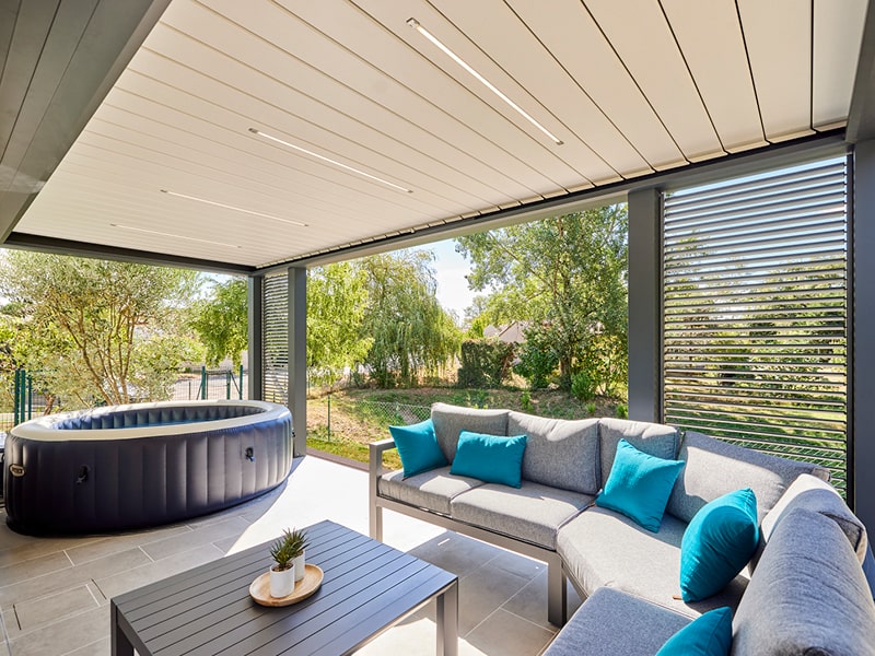 Pool house contemporain