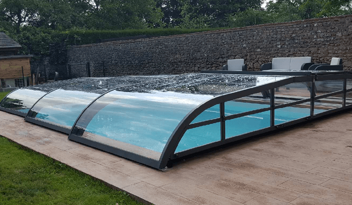 Abri de piscine Elliptik Bas  