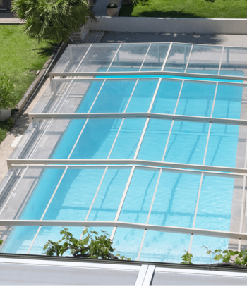 ABRI DE PISCINE TRIPTIK semi-plat 