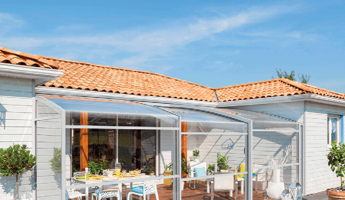 Abri de terrasse Graphik télescopique
