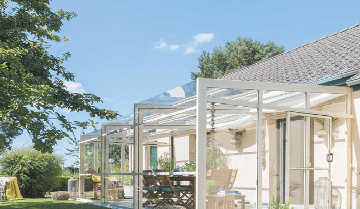 ABRI DE TERRASSE GRAPHIK télescopique