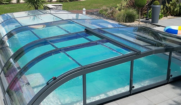 Abri de piscine Elliptik Bas