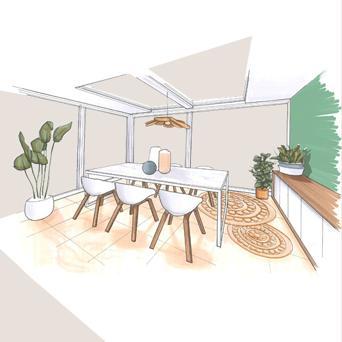 croquis veranda