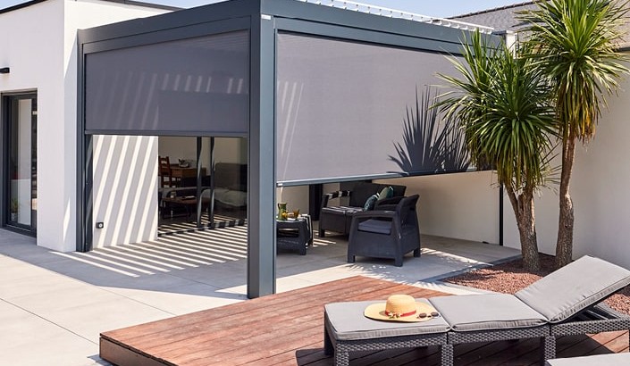 Pergola Bioclimatik à lames orientables  