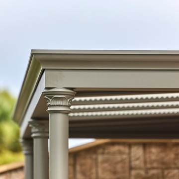 Pergola Luminov avec toiture en verre