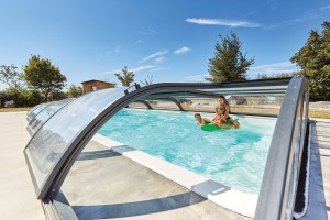 abri de piscine ELLIPTIK bas