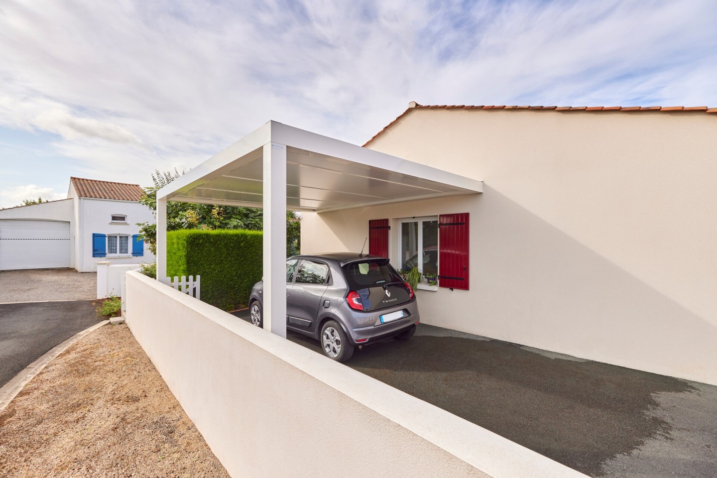 Le carport de Jacques et Michèle | Protection élégante et robuste pour véhicule | Gustave Rideau