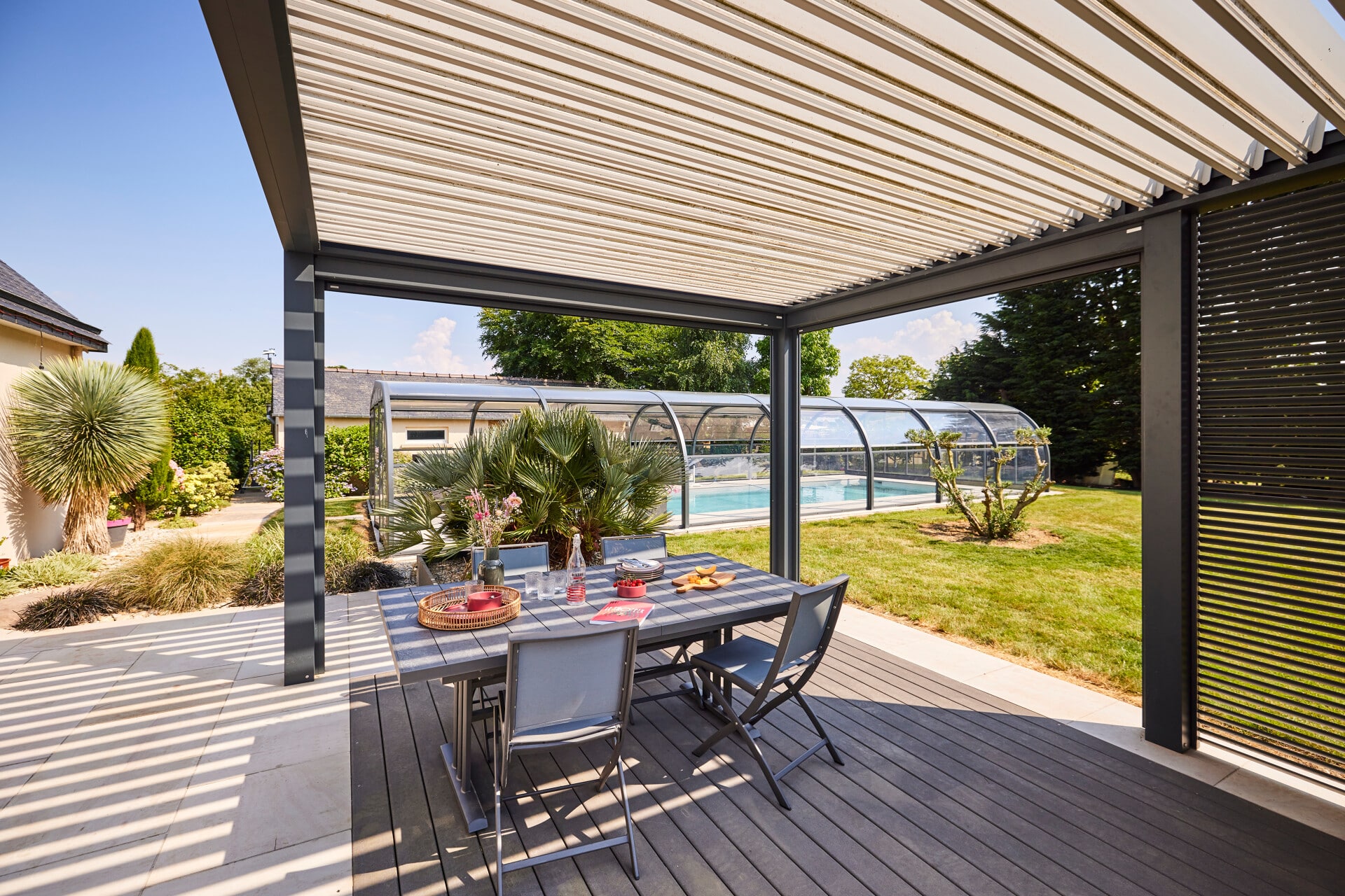 Pergola Bioclimatik à lames orientables 