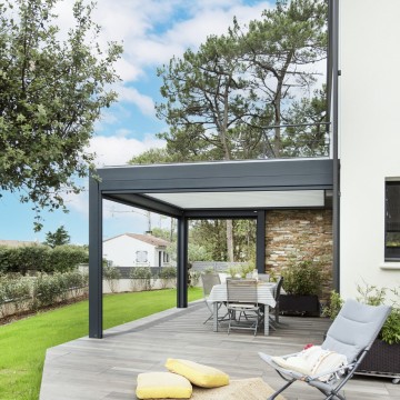 Pergola encastrée et semi-encastrée