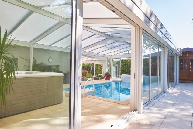 abri de piscine SERENITY veranda