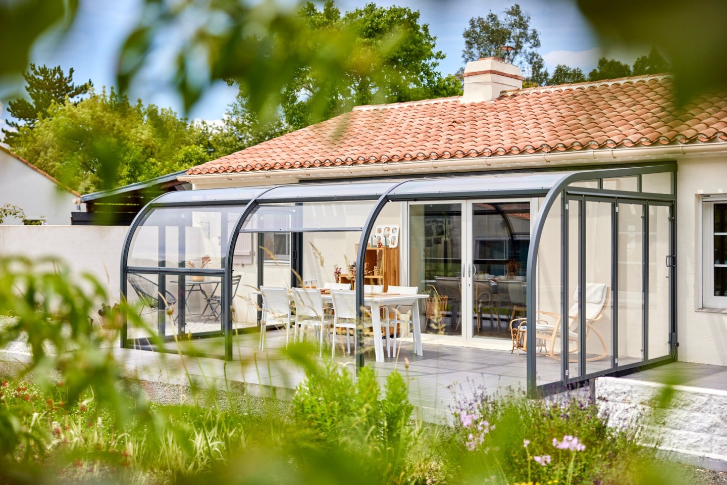 L'abri de terrasse panoramique d'Anita et Jean-Louis