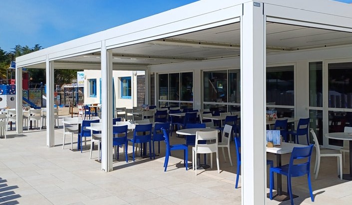 Pergola Bioclimatik à lames orientables