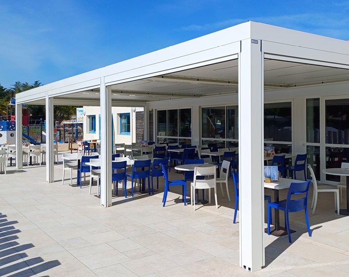 Pergola Bioclimatik à lames orientables