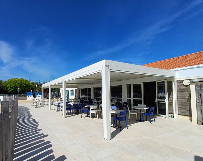 Pergola Bioclimatik à lames orientables