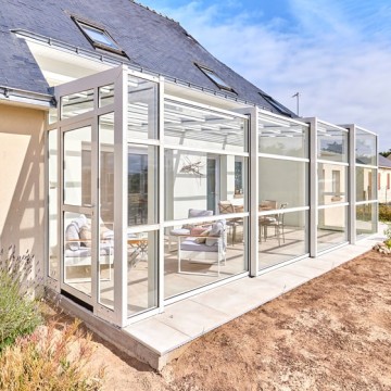 Abri de terrasse Graphik télescopique