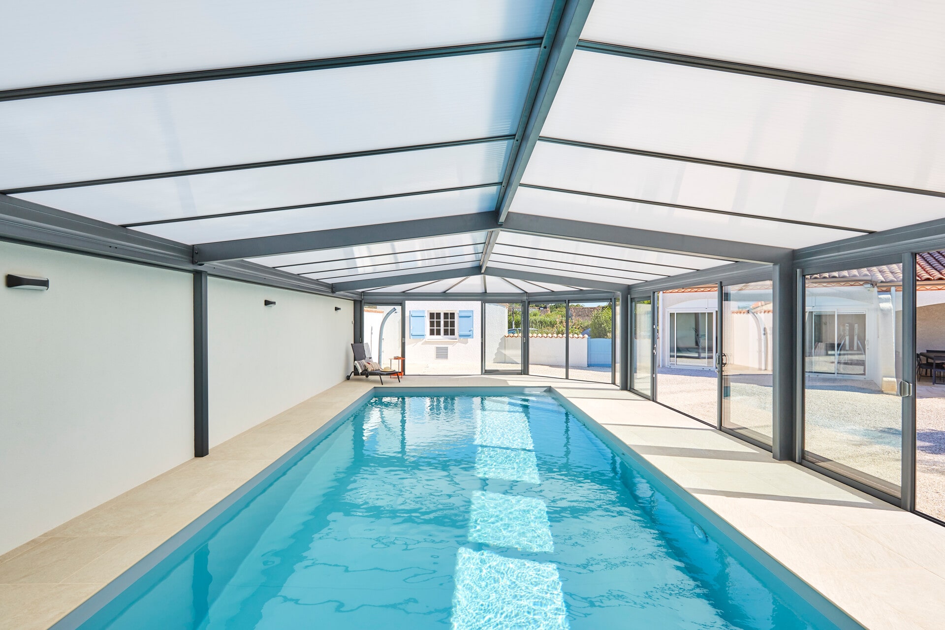 Véranda : Toiture en polycarbonate