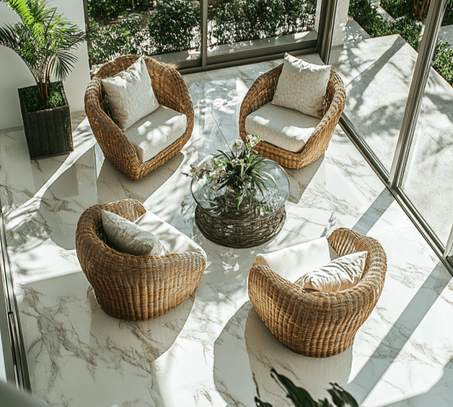 Le carrelage en marbre