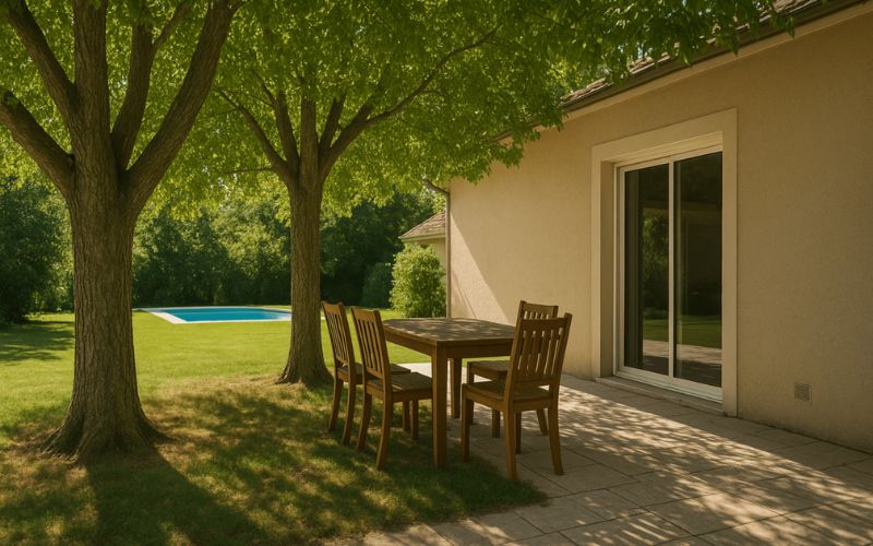 Les arbres et arbustes : fraîcheur naturelle
