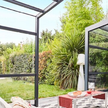Abri de terrasse Graphik télescopique